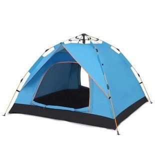 Палатка автоматическая G-Tent 210&times;150&times;115 см &bull; Туристическая кемпинговая палатка на 2&ndash;3 человек с водостойкой тканью и мгновенной установкой