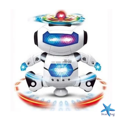 Танцующий робот Dancing Robot Детская интерактивная игрушка светящийся музыкальный робот
