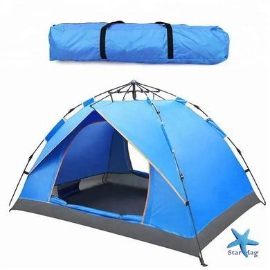 Палатка автоматическая G-Tent 210×150×115 см • Туристическая кемпинговая палатка на 2–3 человек с водостойкой тканью и мгновенной установкой