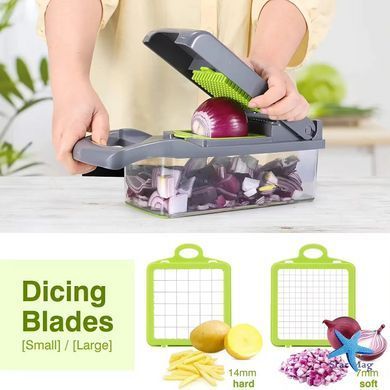 Универсальная овощерезка &ndash; мультислайсер Nicer Dicer 25 в 1 &middot; Терка &ndash; измельчитель с контейнером, 25 предметов