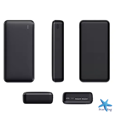 Power Bank Awei J38B 50000mAh чорний &bull; Повербанк Awei J38B 50000mAh 22.5W зі швидкою зарядкою PD/QC і Type-C