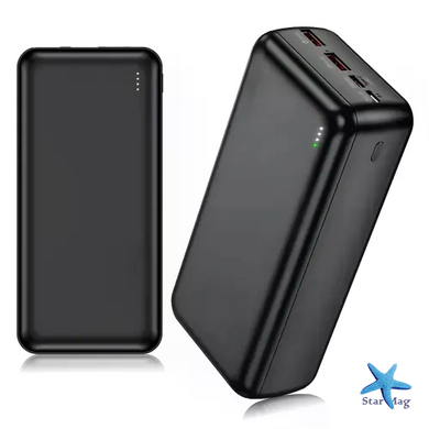 Power Bank Awei J38B 50000mAh чорний &bull; Повербанк Awei J38B 50000mAh 22.5W зі швидкою зарядкою PD/QC і Type-C