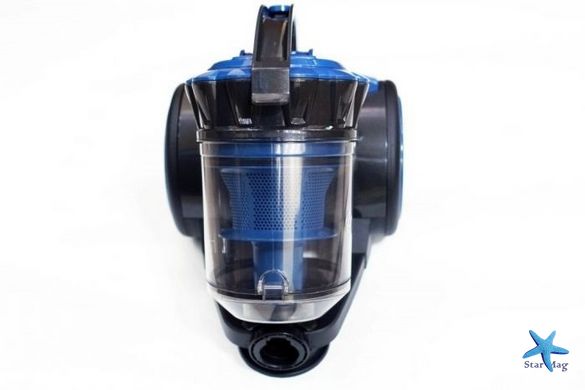 Контейнерный пылесос Domotec MS 4407 с регулятором мощности и турбощеткой Turbo Brush ∙ 4600W ∙ Синий