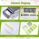 Универсальная овощерезка &ndash; мультислайсер Nicer Dicer 25 в 1 &middot; Терка &ndash; измельчитель с контейнером, 25 предметов