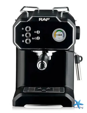 Кофемашина 1.8 л 850 Вт RAF R.104B для идеального кофе ∙ Кофеварка RAF R.104B 2л 850Вт двойной цикл заваривания антикапля
