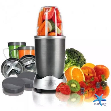 Стационарный блендер NutriBullet PRO 900W &bull; Персональный кухонный блендер для смузи, коктейлей, фруктов, овощей и спортивного питания