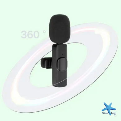 Беспроводной петличный микрофон К8 Type-C для iPhone · Петличка для блогеров