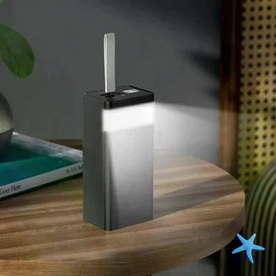 Power Bank Awei J86 80000mAh чорний &bull; Повербанк Awei J86 80000mAh 22.5W зі швидким заряджанням PD/QC, дисплеєм і ліхтариком