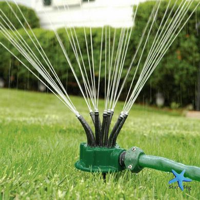 Умная система полива 12 в 1 / Спринклерный ороситель Multifunctional Water Sprinklers / Распылитель для газона / Поливочная система автоматическая / Дождеватель огородный