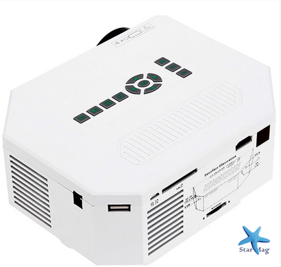 Портативный мини-проектор PRO-UC30 W8 мультимедийный светодиодный Домашний кинотеатр