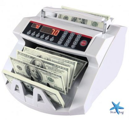 Рахункова машинка для грошей + Детектор валют Bill Counter 2108 UV · Лічильник купюр · Машинка для перерахунку грошей з детектором купюр