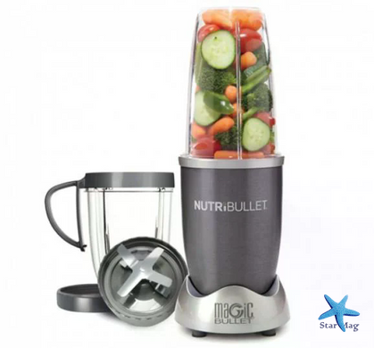 Стационарный блендер NutriBullet PRO 900W &bull; Персональный кухонный блендер для смузи, коктейлей, фруктов, овощей и спортивного питания