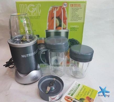 Стационарный блендер NutriBullet PRO 900W &bull; Персональный кухонный блендер для смузи, коктейлей, фруктов, овощей и спортивного питания