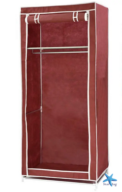 Складной тканевой шкаф на 1 секцию Storage Wardrobe 8964 Органайзер – гардероб для вещей и обуви, 150х75х45 см
