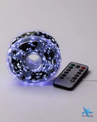 Світлодіодна USB гірлянда дріт Роса 100 LED 10 метрів &bull; Гірлянда Крапля роси для декору дому офісу та вулиці