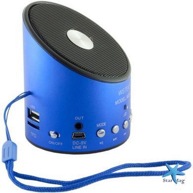 Беспроводная портативная Bluetooth блютуз мини-колонка WSTER WS-A9 PR2