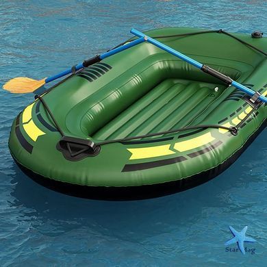 Надувний човен JR-2200 2-місний &bull; Весловий човен JR-2200 180&times;98 см із веслами, насосом і надувною подушкою