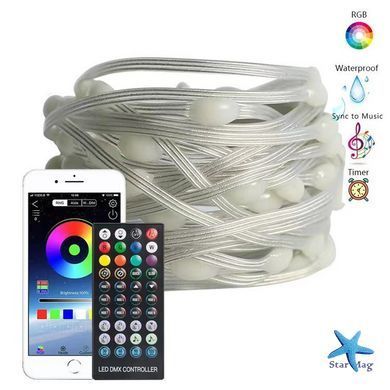 Вуличні вогні 5M Smart Bluetooth App Control ∙ Світлодіодна LED гірлянда 5M Smart з керуванням через додаток
