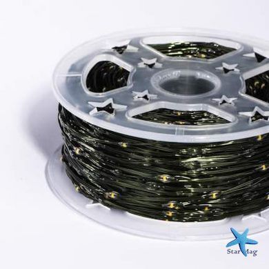 Світлодіодна USB гірлянда дріт Роса 100 LED 10 метрів &bull; Гірлянда Крапля роси для декору дому офісу та вулиці