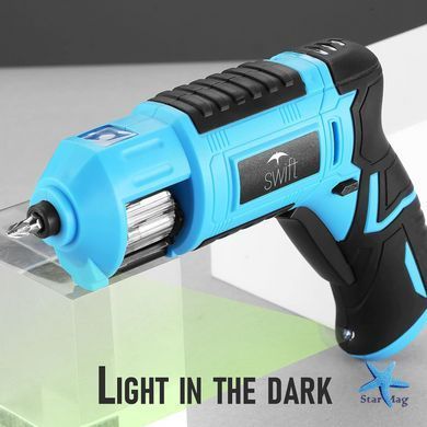 Аккумуляторный шуруповерт с барабаном для бит DOMOTEC 3.6V ∙ Портативный шуруповерт DOMOTEC 3.6V