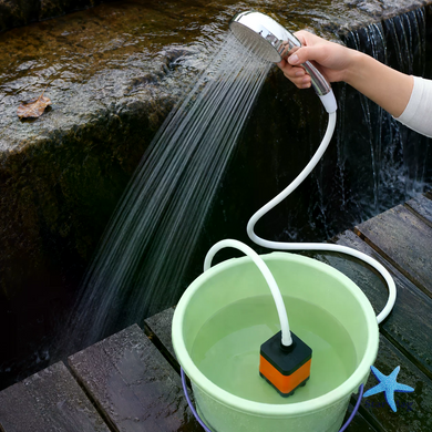 Душ Портативный Outdoor Shower 1402 ∙ Портативный походный душ с аккумулятором 7800 mAh