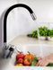 Змішувач гнучким краном 47 см для ванної та кухні Water tap HA-181 &bull; Кран із поворотним виливом 360&deg;