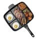 Сковорода универсальная Magic Pan 5 в 1 с секциями для одновременного приготовления жарки нескольких блюд