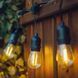 Гирлянда садовая светодиодная RED GARDEN 10м 25x LED лампочки &bull; LED подсветка ретро для дома и улицы питание от сети 220В