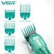 Професійна машинка для стрижки V-660 Professional Clipper Transparent Green &bull; Акумуляторна машинка для волосся VGR V-660
