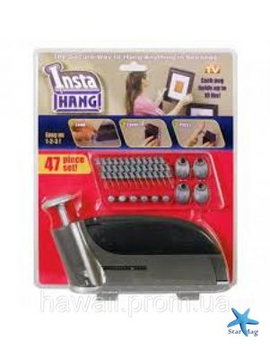 Універсальний домашній забивач цвяхів Insta Hang Інста Хенг Будівельний степлер для забивання цвяхів