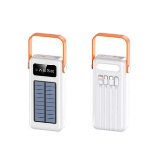 Power Bank Solar Charger 100000 mAh &bull; Сонячний повербанк 100000 mAh Solar Charger з 4 USB, LED-ліхтарем і дисплеєм
