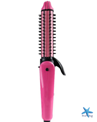 Багатофункціональний утюжок для волосся Nova 3 в 1 Hair Care Stylers ∙ Стайлер Nova NHC-8890 для випрямлення, гофре та локонів