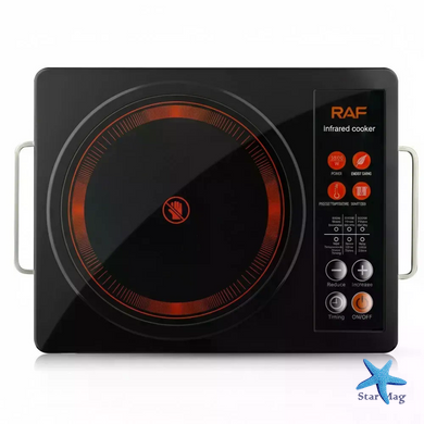 Инфракрасная настольная плита RAF R.8046 3500 Вт &bull; Электроплитка Infrared Cooker с одной конфоркой для дома, дачи и кухни