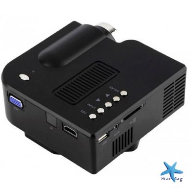 Портативный мультимедийный проектор Unic UC28 Plus WiFi ∙ AV ∙ VGA ∙ USB ∙ SD ∙ HDMI