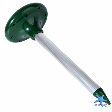 Відлякувач кротів і гризунів на сонячній батареї Solar Rodent Repeller (2 шт в комплекті) ∙ Ультразвуковий відлякувач для саду та городу від кротів мишей і польових шкідників