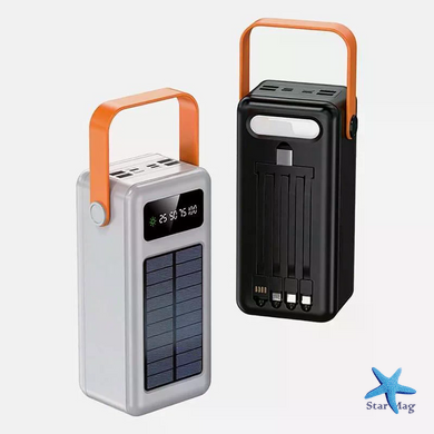 Power Bank Solar Charger 100000 mAh &bull; Сонячний повербанк 100000 mAh Solar Charger з 4 USB, LED-ліхтарем і дисплеєм