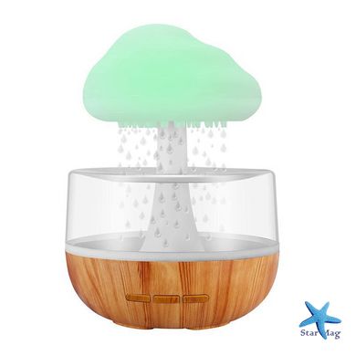 Зволожувач повітря Rainy Mushroom з ефектом дощу та підсвічуванням · Крапельний аромадіфузор - нічник