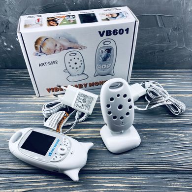 Видеоняня Baby Monitor VB - 601 на аккумуляторах с двусторонней связью, мелодиями и термометром CG01 PR5