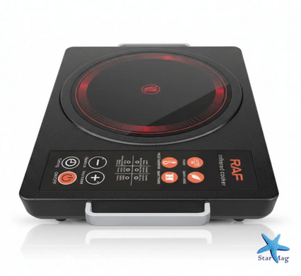 Инфракрасная настольная плита RAF R.8046 3500 Вт &bull; Электроплитка Infrared Cooker с одной конфоркой для дома, дачи и кухни