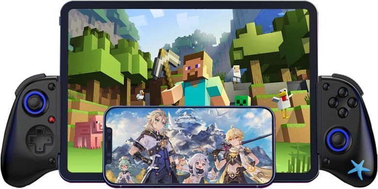 Розсувний геймпад BSP-D11 для смартфона, планшета PC Nintendo Switch ∙ Універсальний ігровий контролер з підтримкою iOS/Android/Switch