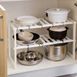 Полка раздвижная для кухни / ванной комнаты Kitchen Rack 588 &middot; Регулируемая кухонная стойка &ndash; трансформер для хранения
