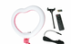 Кільцева лампа «Серце» з тримачем для телефону 33 см ∙ Селфі-кільце у формі серця