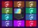 Лампа LED RGB з кріпленням для телефону WR-R1 ∙ Студійне накамерне світло 3000-7000K