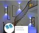 Настінна LED-лампа NS-01 &bull; Світлодіодний світильник NS-01 RGB з датчиком руху та пультом керування