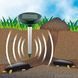 Відлякувач кротів і гризунів на сонячній батареї Solar Rodent Repeller (2 шт в комплекті) ∙ Ультразвуковий відлякувач для саду та городу від кротів мишей і польових шкідників