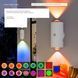 Настінна LED-лампа NS-01 &bull; Світлодіодний світильник NS-01 RGB з датчиком руху та пультом керування