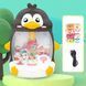 Детский игровой автомат с краном для ловли игрушек Пингвин ∙ Призовой вендинговый автомат с игрушками Пингвин