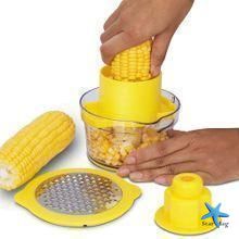 Терка для кукурузы с контейнером RV2 | прибор для очистки кукурузы | кукурузочистка CG14 PR4
