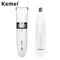 Машинка для стрижки волос 2 в 1 Kemei KM - 2172 3 в 1 Электрический триммер для носа и ушей
