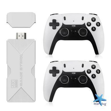 Ігрова приставка + 2 джойстики 2.4G WIRELESS CONTROR GAMEPAD 4K M8PRO ∙ Ретро-консоль M8PRO з бездротовими геймпадами і підтримкою 4K